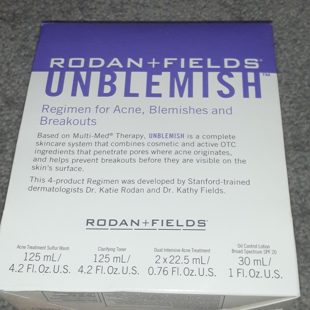 Unblemished regimen